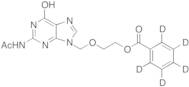 N2-Acetyl Acyclovir Benzoate-d5