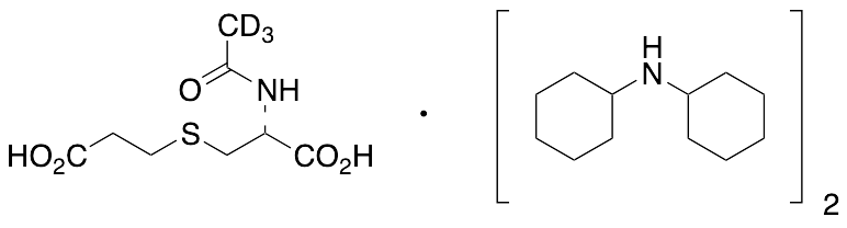 N-(Acetyl-d3)-S-(2-carboxyethyl)-L-cysteine Bis(dicyclohexylamine) Salt