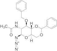 2-Acetamido-3-O-benzyl-4,6-O-benzylidene-2-deoxy-beta-D-glucopyranosyl Azide
