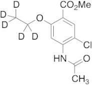 4-Acetamido-5-chloro-2-ethoxy-benzoic Acid Methyl Ester-d5