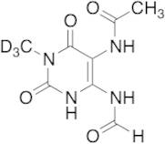 5-Acetylamino-6-formylamino-3-methyl-d3-uracil