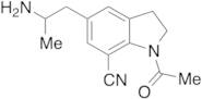 1-Acetyl-5-(2-aminopropyl)indoline-7-carbonitrile