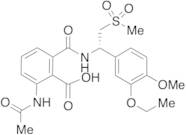 2-(Acetylamino)-6-[[[(1S)-1-(3-ethoxy-4-methoxyphenyl)-2-(methylsulfonyl)ethyl]amino]carbonyl]-benzoic Acid