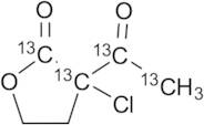 3-Acetyl-3-chlorodihydrofuranone-13C4