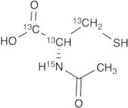 N-Acetyl-L-cysteine-13C3,15N