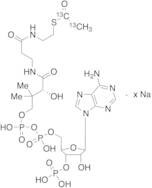 Acetyl-1,2-13C2 Coenzyme A Sodium Salt (~2% Unlabelled)