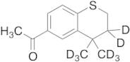 6-Acetyl-4,4-dimethylthiochroman-d8