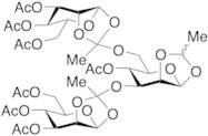 4-O-Acetyl-3,6-di-O-(3,4,6-tri-O-acetyl-β-D-mannopyranosyl-ethylidyne)-1,2-O-ethylidene-β-D-mannopyranose