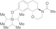 (+)-N-Acetyl 3,4,4a,5,6,10b-Hexahydro-2H-naphtho[1,2-b][1,4]oxazine-9-ol Triisopropylsilyl Ether