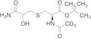 N-Acetyl-S-(3-amino-2-hydroxy-3-oxopropyl)-L-cysteine-1,1-dimethylethyl Ester-d3