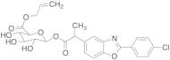 (2S,3S,4S,5R,6S)-Allyl 6-((2-(2-(4-Chlorophenyl)benzo[d]oxazol-5-yl)propanoyl)oxy)-3,4,5-trihydrox…