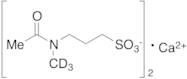 3-(Acetylmethylamino)-1-propanesulfonic Acid Calcium Salt-d6