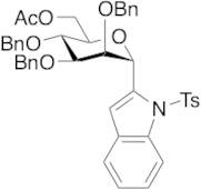 2-[6-O-Acetyl-2,3,4-tris-O-(phenylmethyl)-a-D-mannopyranosyl]-1-[(4-methylphenyl)sulfonyl]-1H-indo…