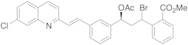 2-[(3S)-3-(Acetyloxy)-1-bromo-3-[3-[(1E)-2-(7-chloro-2-quinolinyl)ethenyl]phenyl]propyl]-benzoic...