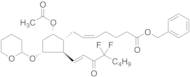 (5Z)-7-[(5-Acetyloxy-2-(4-difluoro-3-octen-1-one)-3-tetrahydropyranyloxy)cyclopentyl]-5-heptenoic Acid Benzyl Ester