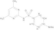N-Acetyl Sulfamethazine-13C6