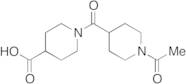 1-[(1-Acetyl-4-piperidinyl)carbonyl]-4-piperidinecarboxylic Acid