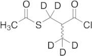 rac-3-Acetylthio-2-methylpropionyl Chloride-d5