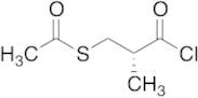 (2R)-3-Acetylthio-2-methylpropionyl Chloride
