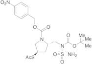 (2S,4R)-4-(Acetylthio)-2-[[(aminosulfonyl)[(1,1-dimethylethoxy)carbonyl]amino]methyl]-1-pyrrolidinecarboxylic Acid (4-Nitrophenyl) Ethyl Ester