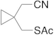 1-(Acetylthiomethyl)cyclopropaneacetonitrile