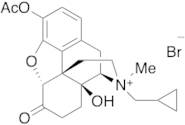 (5a,17S)-3-(Acetyloxy)-17-(cyclopropylmethyl)-4,5-epoxy-14-hydroxy-17-methyl-6-oxomorphinanium Bro…