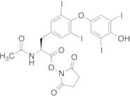 N-Acetyl-O-(4-hydroxy-3,5-diiodophenyl)-3,5-diiodo-L-Tyrosine 2,5-Dioxo-1-pyrrolidinyl Ester (~80%)