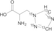 2-Amino-3-[1,2,4]triazol-1-yl-propionic Acid-¹³C₂¹⁵N₃