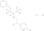 1-(6-Aminopyridin-3-yl)-2-(4-phenylbutan-2-ylamino)ethanol Dihydrochloride-D₆