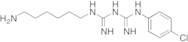 N-​(6-​Aminohexyl)​-​N'-​(4-​chlorophenyl)​imidodicarbonimidic Diamide Hydrochloride