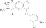 4-(4-Amino-3-chlorophenoxy)-7-methoxy-6-quinolinecarboxylic Acid Methyl Ester