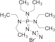 (Tris(diethylamino)-l5-phosphaneylidene)triaz-1-yn-2-ium Bromide