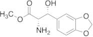 (αS,​βR)​-α-​Amino-​β-​hydroxy-​1,3-benzodioxole-5-methyl Propanoate