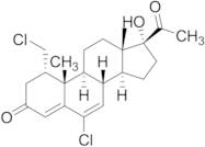 (1S,8R,9S,10S,13S,14S,17R)-17-Acetyl-6-chloro-1-(chloromethyl)-17-hydroxy-10,13-dimethyl-1,2,8,9...