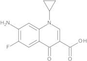 7-Amino-1-cyclopropyl-6-fluoro-4-oxo-1,4-dihydroquinoline-3-carboxylic Acid
