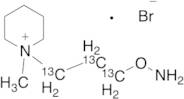 1-[3-(Aminooxy)propyl]-1-methyl-piperidine-13C3 Bromide