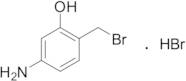 5-Amino-​2-​(bromomethyl)​-phenol Hydrobromide Salt