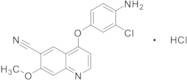 4-(4-Amino-3-chlorophenoxy)-7-methoxy-6-quinolinecarbonitrile Hydrochloride