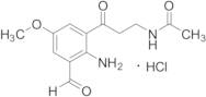 N-(3-(2-Amino-3-formyl-5-methoxyphenyl)-3-oxopropyl)acetamide Hydrochloride