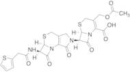 3-(Acetoxymethyl) bis-(oxo-5-thia-1-azabicyclo) [2,1-b]pyrrolo Cefalonium