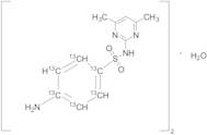 4-​Amino-​N-​(4,​6-​dimethyl-​2-​pyrimidinyl)​-​benzene-​1,​2,​3,​4,​5,​6-​13C6-​sulfonamide Hyd...