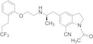 (R)-1-Acetyl-5-(2-(2-(2-(2,2,2-trifluoroethoxy)phenoxy)ethylamino)propyl)indoline-7-carbonitrile