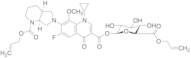 rac N-Allyloxycarbonyl cis-Moxifloxacin Acyl-β-D-glucuronide Allyl Ester