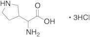 2-Amino-2-(pyrrolidin-3-yl)acetic Acid Trihydrochloride (~90%)