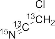 Chloroacetonitrile-​13C2-​15N
