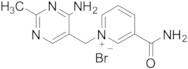 1-((4-Amino-2-methylpyrimidin-5-yl)methyl)-3-carbamoylpyridin-1-ium Bromide