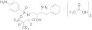 4-Amino-N-((2R,3R)-3-amino-2-hydroxy-4-phenylbutyl)-N-isobutylbenzenesulfonamide-d9 Bis(2,2,2-tr...