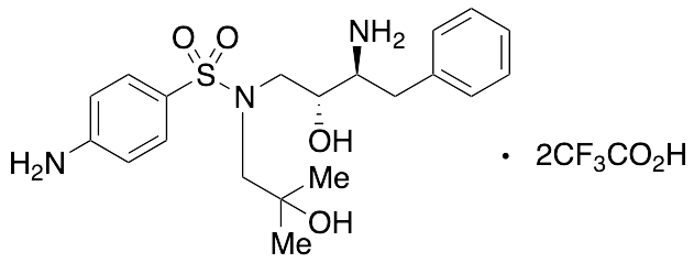 4-Amino-N-((2R,3S)-3-amino-2-hydroxy-4-phenylbutyl)-N-(2-hydroxy-2-methylpropyl)benzenesulfonamide…