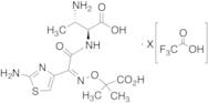 (2S,3S)-3-Amino-2-[[(2Z)-2-(2-amino-4-thiazolyl)-2-[(1-carboxy-1-methylethoxy)imino]acetyl]amino]butanoic Acid Trifluoroacetic Acid Salt