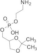 2-Aminoethyl ((2,2-Dimethyl-1,3-dioxolan-4-yl)methyl) Hydrogen Phosphate